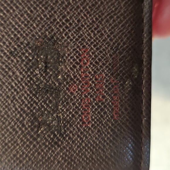 ✨️AUTHENTIC✨️ Louis Vuitton Ebene Damier Kiss Wallet - Picture 12 of 16